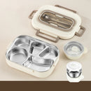 Axyaa Bento Lunch Box for Adults with Compartments and Storage Compatibility