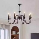 Axyaa Retro Crystal Chandelier for Elegant Living Room, Bedroom, and Study Lighting