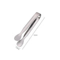 Axyaa Stainless Steel Ice Clip Tongs - Multiuse Café Tool for Kitchen, Party, Restaurant