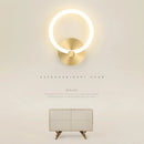 Axya Nordic LED Ring Wall Sconce for Bedroom Living Room Hotel Interior