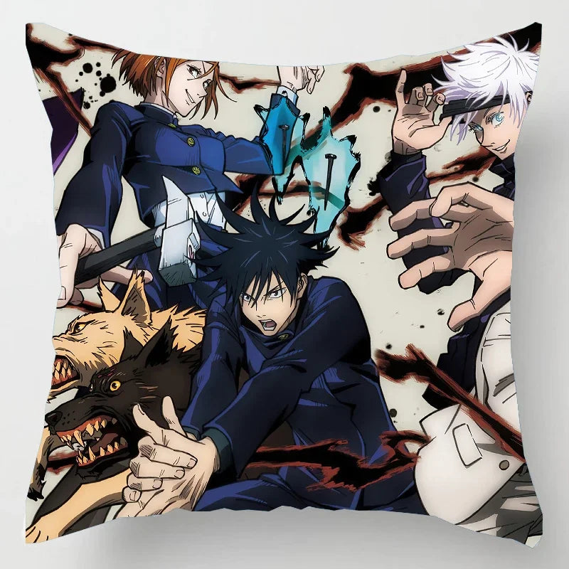 Jujutsu Kaisen Itadori Yuji & Gojo Satoru Pillowcases by Axyaa - Home Decor & Sofa Essential