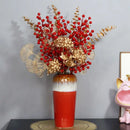 Axyaa Ceramic Vase Ornament for Office Cafe Table, Home Living Room, or Desk Decor