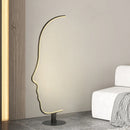Axyaa Modern Human Face Design LED Floor Lamp for Home Bedroom and Living Room
