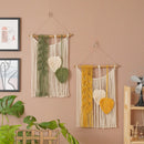 Axyaa Macrame Wall Decor Boho Chic Nursery Room Aesthetic Art Gallery Wall Gift