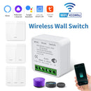 Axyaa Smart WiFi Switch Receiver with RF433MHz Wireless Panel Switch for Home Appliances