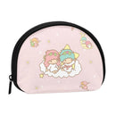 Axyaa Little Twin Stars Coin Purse Wallet for Girls - Fashionable Portable ID Card Storage Bag