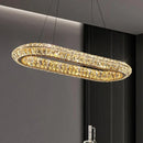 Axyaa Luxury Crystal Chandeliers for Home Villa Lighting in Living Dining Room