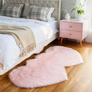 Axyaa Heart Shaped Fluffy Rug: Romantic Bedroom Decor & Wedding Gift