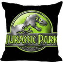 Axyaa Jurassic Park Dinosaur Print Throw Pillow Cover - Home Decor Pillow Case