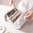 Axyaa Cosmetic Bag Organizer: Portable, Large Capacity, Travel-friendly Storage Solution