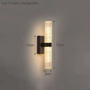 Axyaa Crystal Wall Lamp: Modern Luxury LED Wall Light for Hotels & Homes