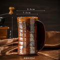 Axyaa Kiln Style Ceramic Coffee Cup Retro Large Capacity Mug Home Drinking Utensil