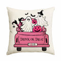 Halloween Ghost Pillowcase by Axyaa - Sofa Decor Throw Pillow Cover