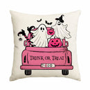 Halloween Ghost Pillowcase by Axyaa - Sofa Decor Throw Pillow Cover