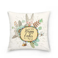 Easter Bunny Polyester Throw Pillow for Home Decor Sofa by Axyaa