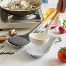 Axyaa Silicone Spoon Rest Coaster Tray Pot Holder Kitchen Mat Spoon Pad Heat Resistant