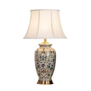 Axyaa Classic Ceramic Table Lamp: American Room Decor, European Retro Design