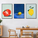 Axyaa Modern Abstract Fruit Canvas Prints for Living Room Home Decor