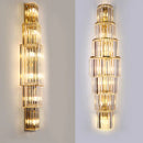 Axyaa Large Crystal Wall Lamp for Luxury Hotel Lobby, Club, Villa, Living Room