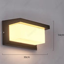 Axyaa LED Warm Light Wall Lamp Indoor Outdoor Waterproof Lighting Fixture