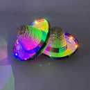 Axyaa Pet Sombrero Hat: Cute Dog Cat Straw Sun Hat with LED Lights