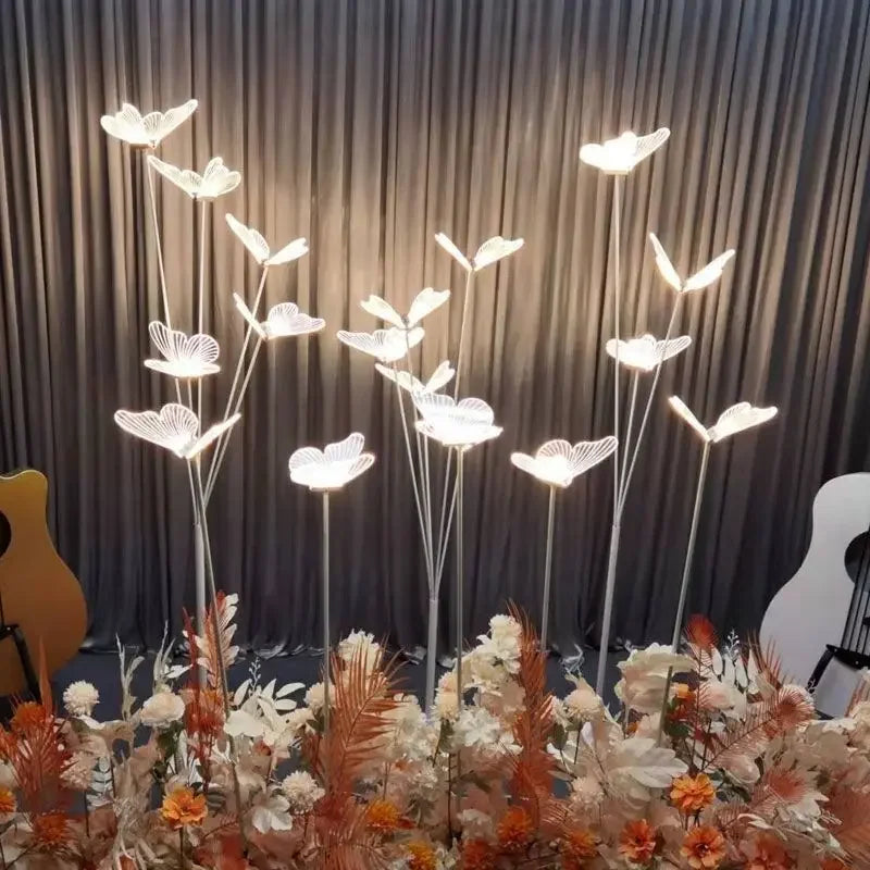 Butterfly Luminous LED Lights for Wedding Events by Axyaa