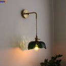 Axyaa LED Copper Wall Light for Bathroom Mirror Hallway Bedroom Glass Lamp