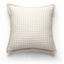 Axyaa French Cream Jacquard Sofa Cushion Cover 45X45 Luxury Decorative Pillowcases