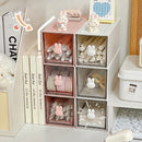 Axyaa Desktop Organizer Box: Rabbit Pen Holder & Drawer Stationery Rack