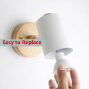 Nordic Macaron Wood Wall Lamp by Axyaa: Minimalist Home Indoor Lighting