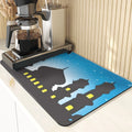 Axyaa Silicone Placemat Dish Table Mats Architecture Printing