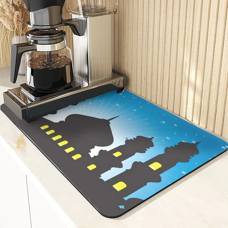 Axyaa Silicone Placemat Dish Table Mats Architecture Printing