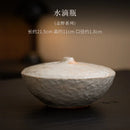 Wood-Fired Porcelain Vase by Axyaa - Boutique Room Decor Flower Pot & Tea Accessory