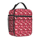 Axyaa Heart Insulated Lunch Bag: Romantic Portable Thermal Box for Work Picnic Travel