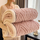 Axyaa Velvet Bed Blanket Luxury Comforter, Thick & Warm, Machine Washable