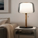 Axyaa Glass Bedside Lamp: Modern Nordic Design for Bedroom, Living Room, Study & Home Office