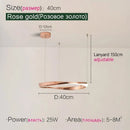 Axyaa Nordic LED Pendant Chandelier for Modern Living Room Lighting