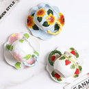 Axyaa Hand-painted 3D Flower Ceramic Coffee Cups & Saucers - Creative Home Drinkware