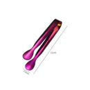 Axyaa Stainless Steel Ice Clip Tongs - Multiuse Café Tool for Kitchen, Party, Restaurant
