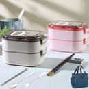 Axyaa Stainless Steel Bento Box Set - Leakproof Lunch Container