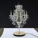 Axyaa Crystal Floor Lamp: Luxurious Lighting Fixture for Living Room, Bedroom, and Villa