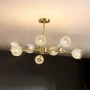 Axyaa Crystal Chandelier Pendant Light for Living Room and Bedroom