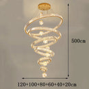 Axyaa Crystal Chandelier Pendant Light for Living Room Bedroom Ceiling Decor