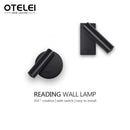 Axyaa LED Rotatable Wall Lights for Bedside Bedroom Study Lighting Fixtures