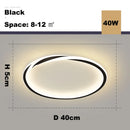 Axyaa LED Round Ceiling Light - Minimalist Room Decor for Living Room, Bedroom, Kitchen