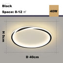 Axyaa Minimalist LED Round Ceiling Light for Home Decor in Living Room, Bedroom & Kitchen