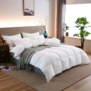 Axyaa White Goose Down Quilt | Twisted Flower | All Cotton | Spring Autumn Quilt