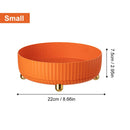 Axyaa 360° Rotating Kitchen Storage Tray for Spice Jars Snacks Cosmetics Organizer