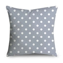 Axyaa Gray Lumbar Pillows - 45X45CM Damask Geometry Floral Stripes Plaids Print