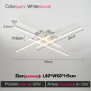 Nordic style Axyaa LED chandelier ceiling lamp for bedroom and living room